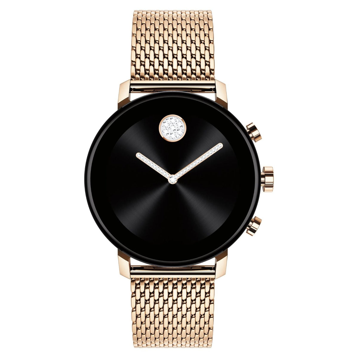 Movado Unisex BOLD Digital Watch, 40mm, Rose Gold-Tone Bracelet