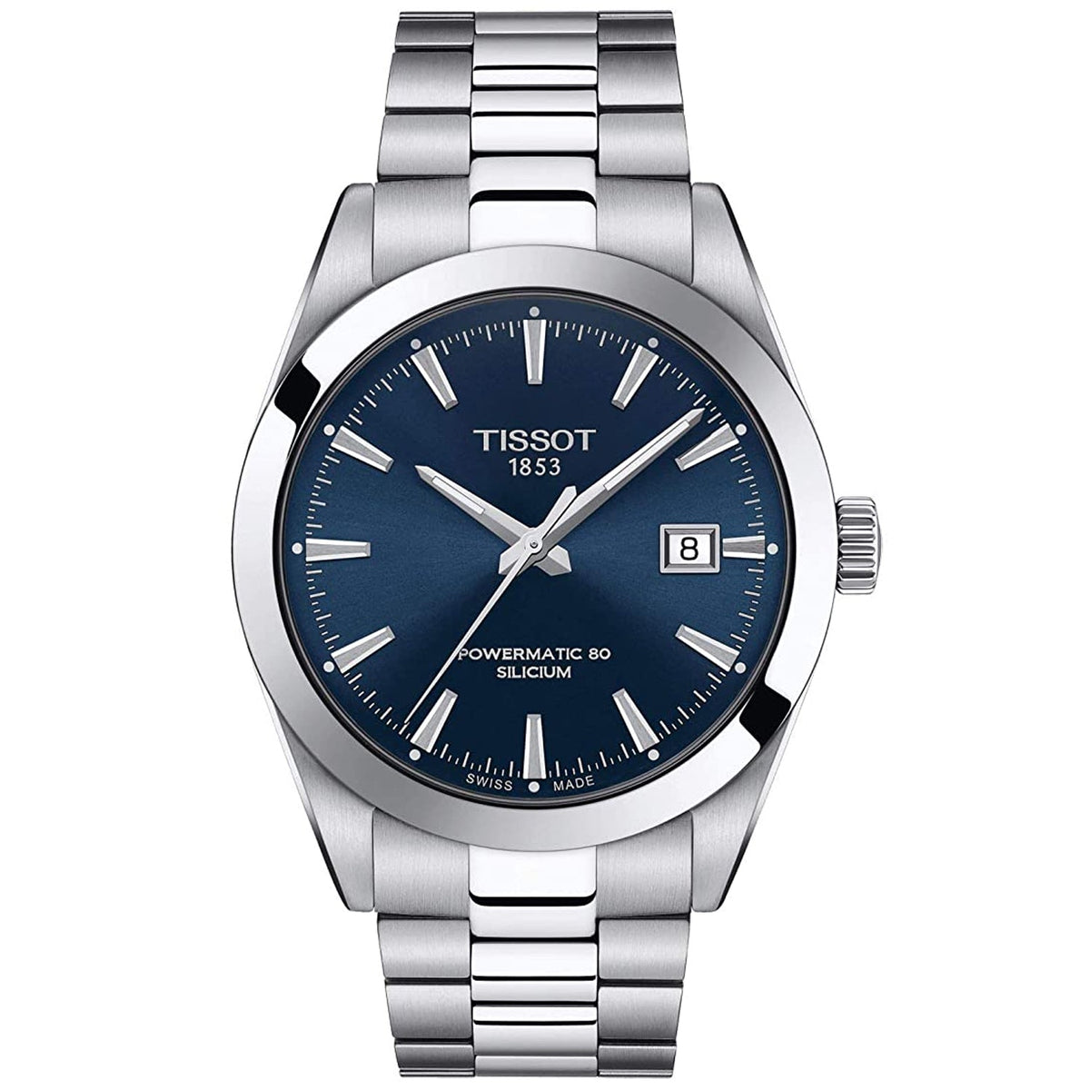 Tissot Men's Powermatic 80 Automatic Watch, 40mm, Blue Dial