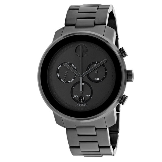 Movado Men’s BOLD Chronograph Watch, 47mm, Gunmetal