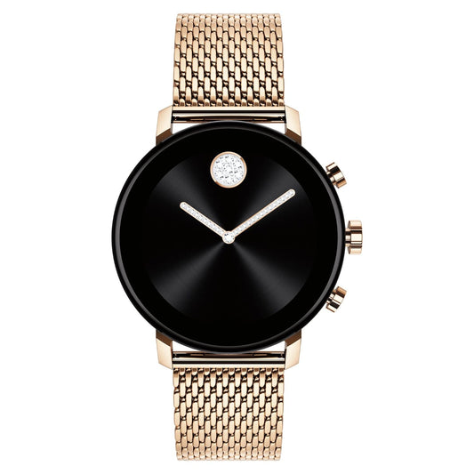 Movado Unisex BOLD Digital Watch, 40mm, Rose Gold-Tone Bracelet