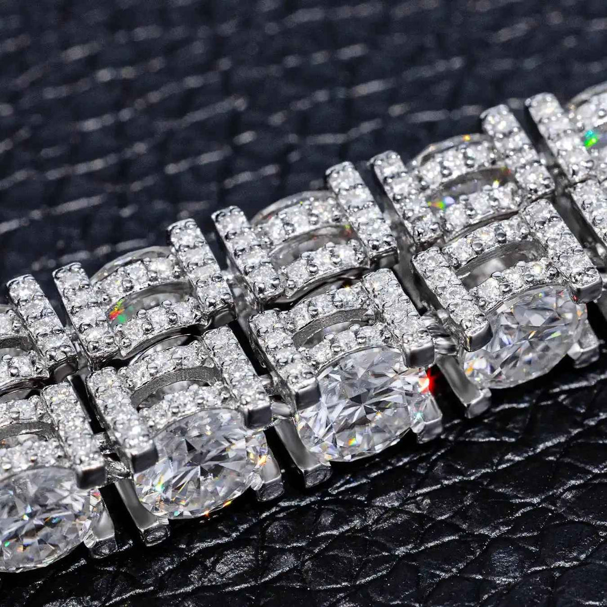 5mm Moissanite Tennis Bracelet in 925 Sterling Silver