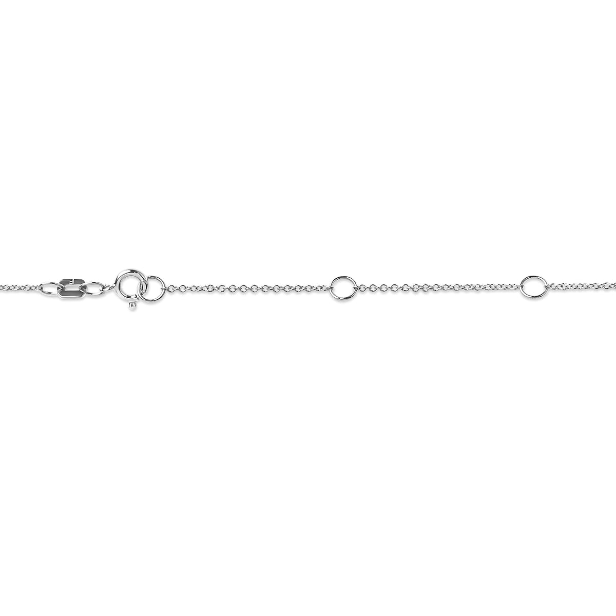 Natural Diamond Bezel Necklace, 0.10–0.50 Carat, White, Yellow or Rose Gold