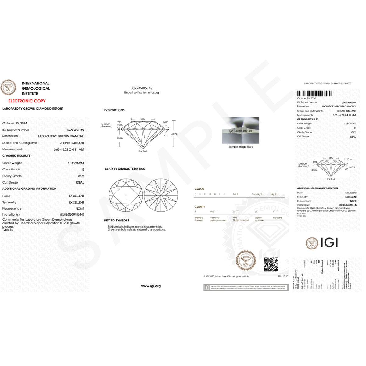 IGI Certified 2 Carat Cushion Cut Lab Grown Diamond Engagement Ring with Side Stones